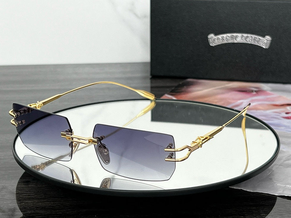 Thumbnail: Chrome Heart Sunglasses — Black