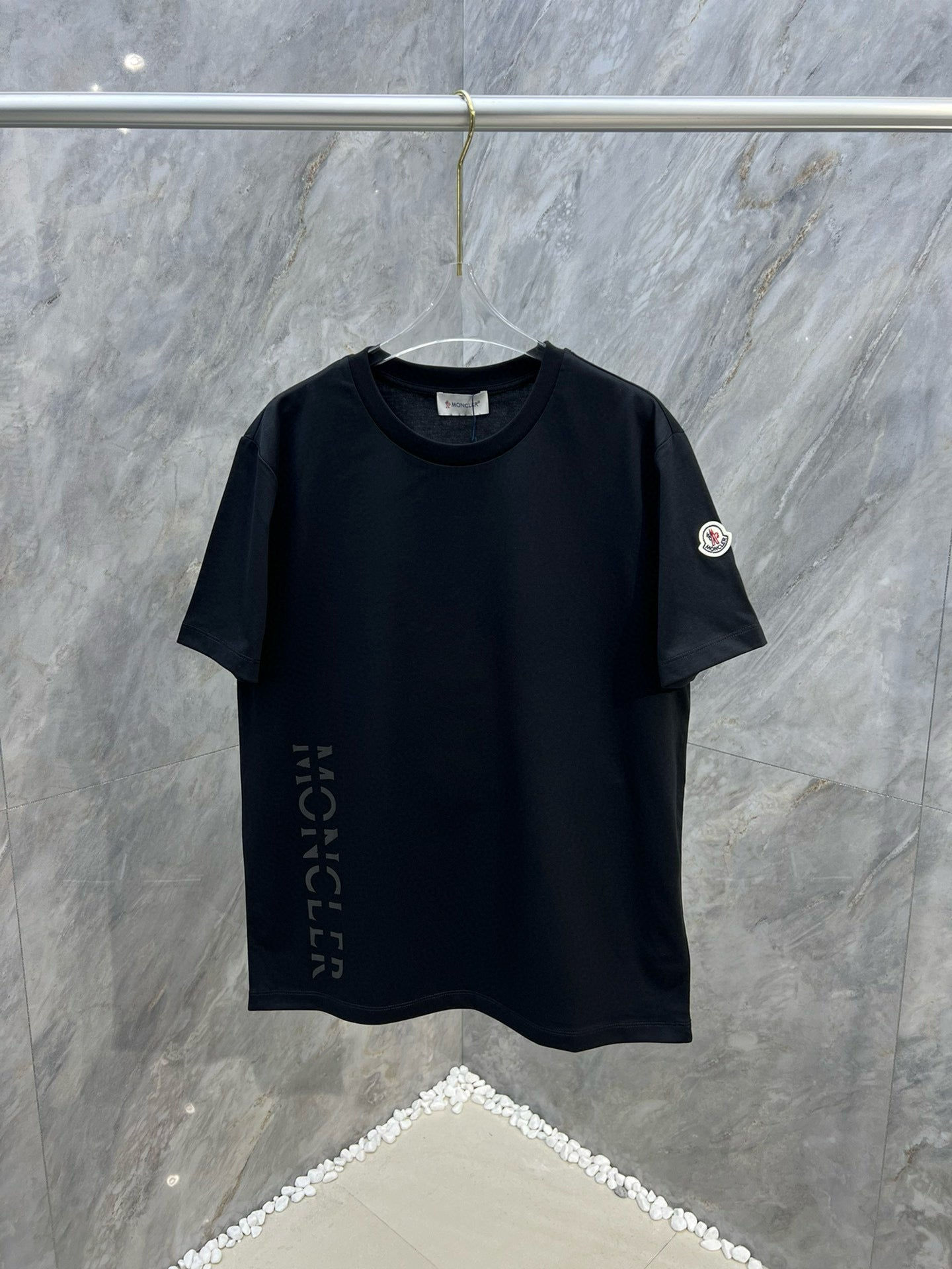 Moncler T Shirt — Stone