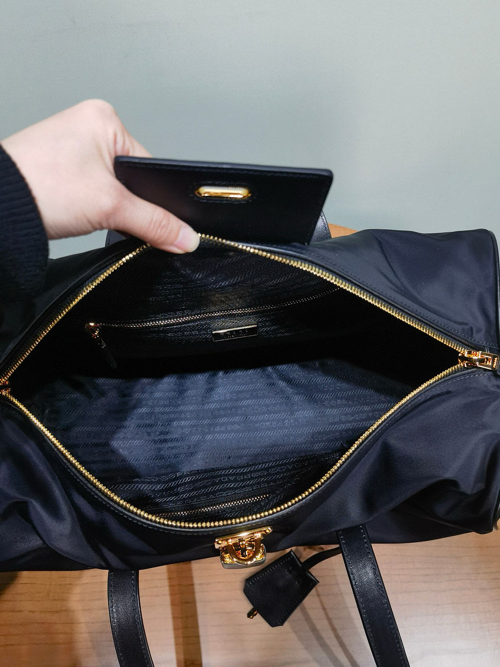 Thumbnail: PD Oversize Travel Bag — Black