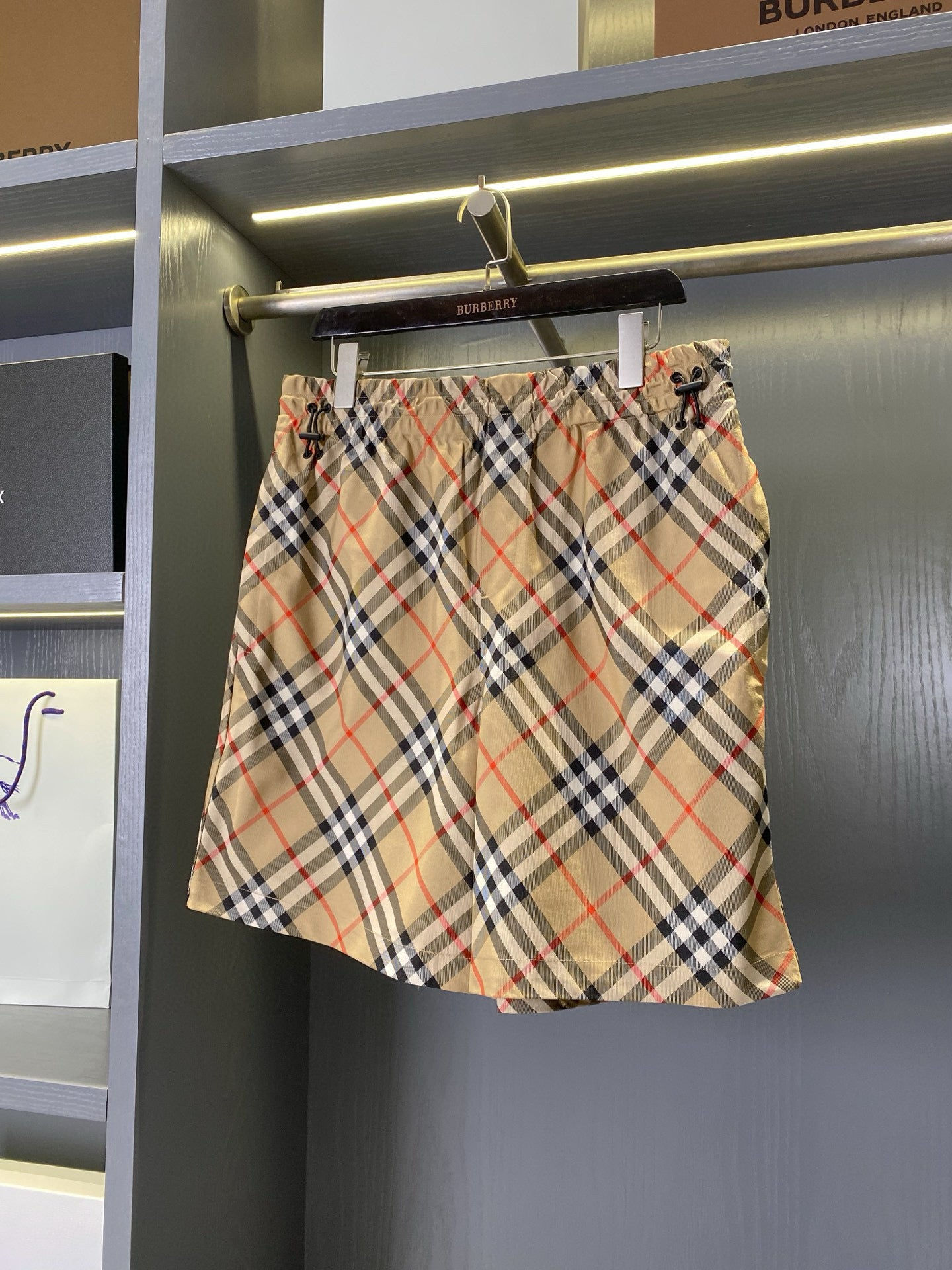 Burberry Short Pants — Charcoal