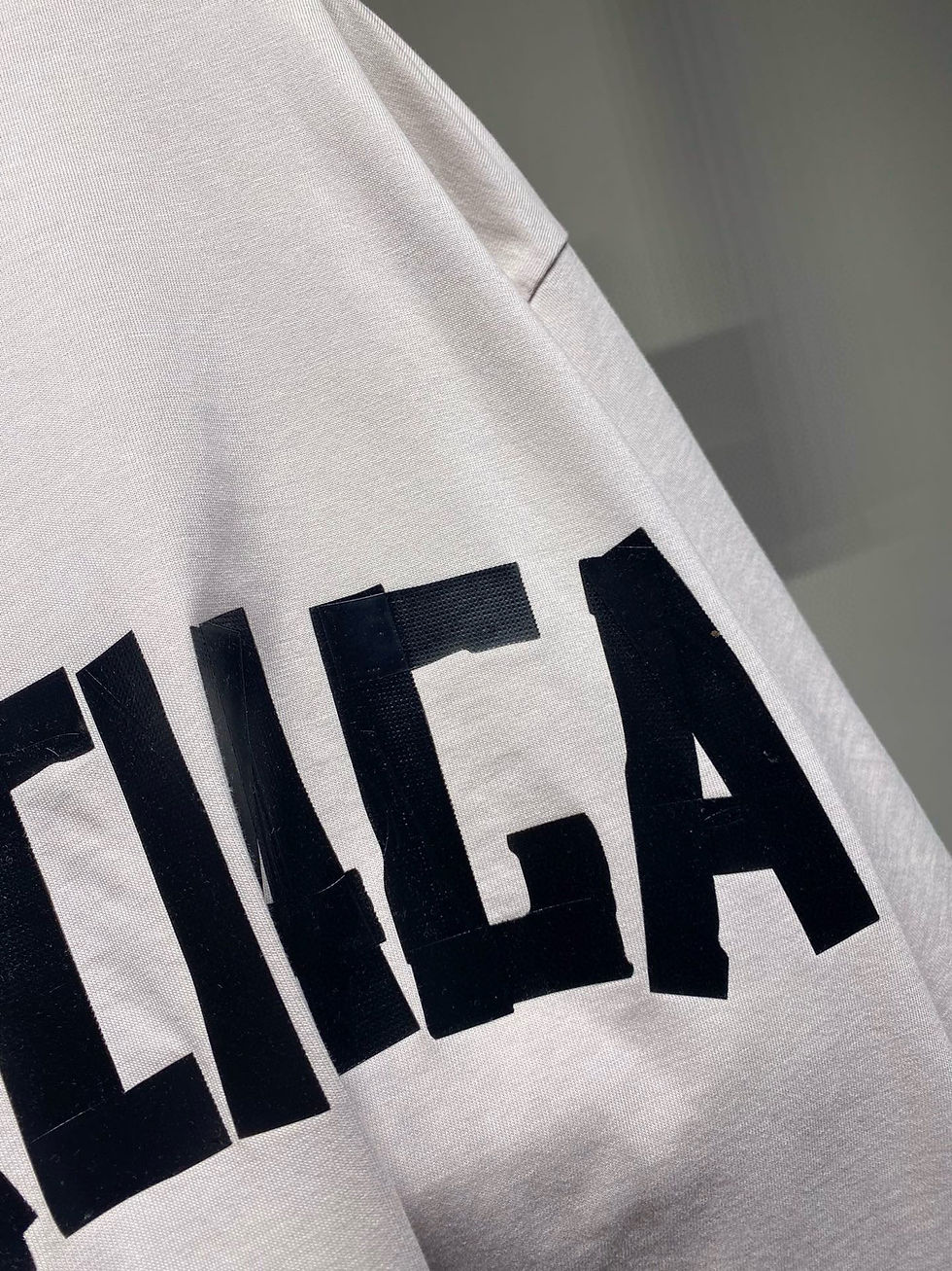 Thumbnail: Balenciaga Hand-Drawn White Tee