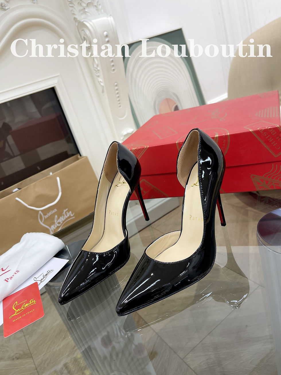 Thumbnail: Christian Louboutin Women Heel 10.5cm — Gold