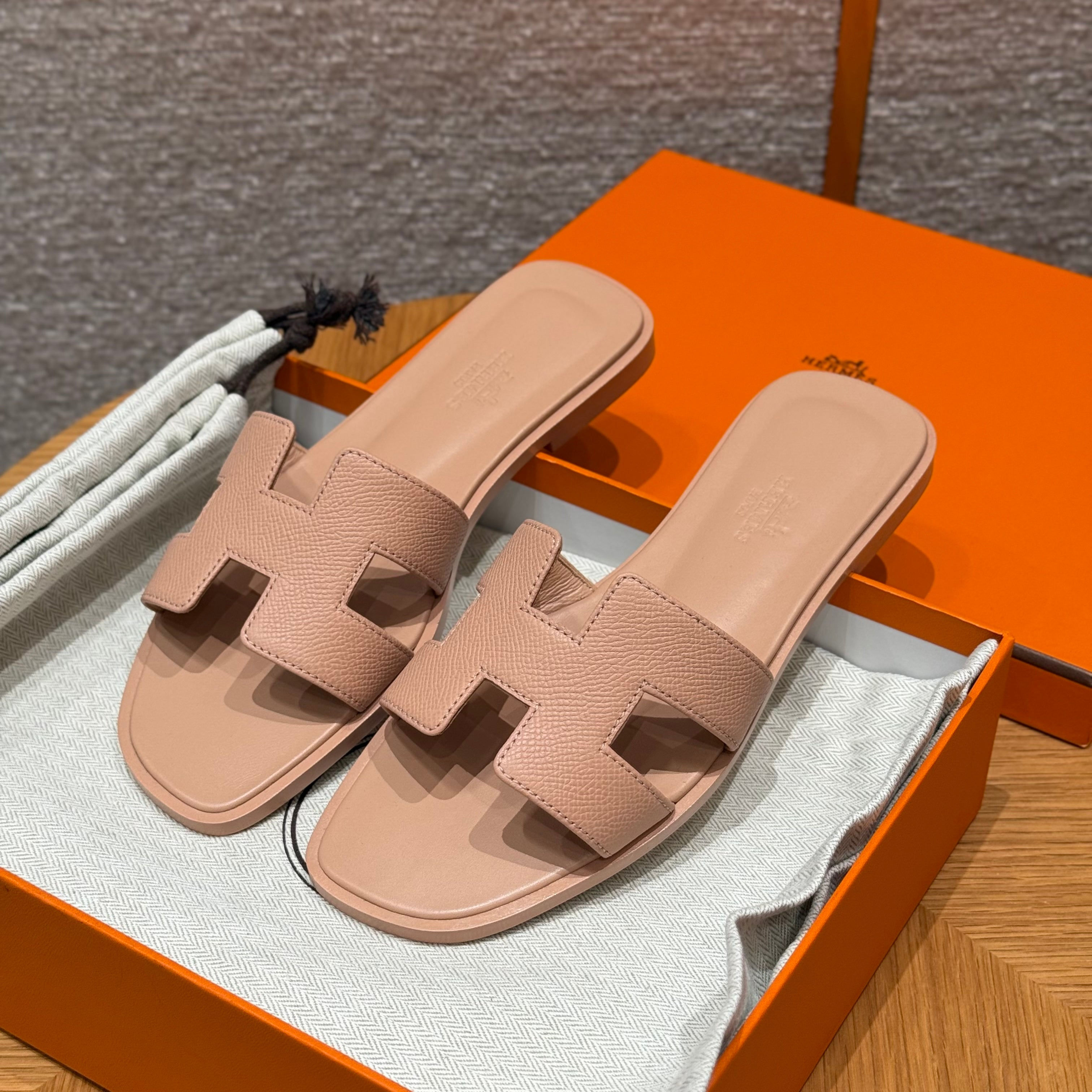 Hermes Women Sandal — Copper