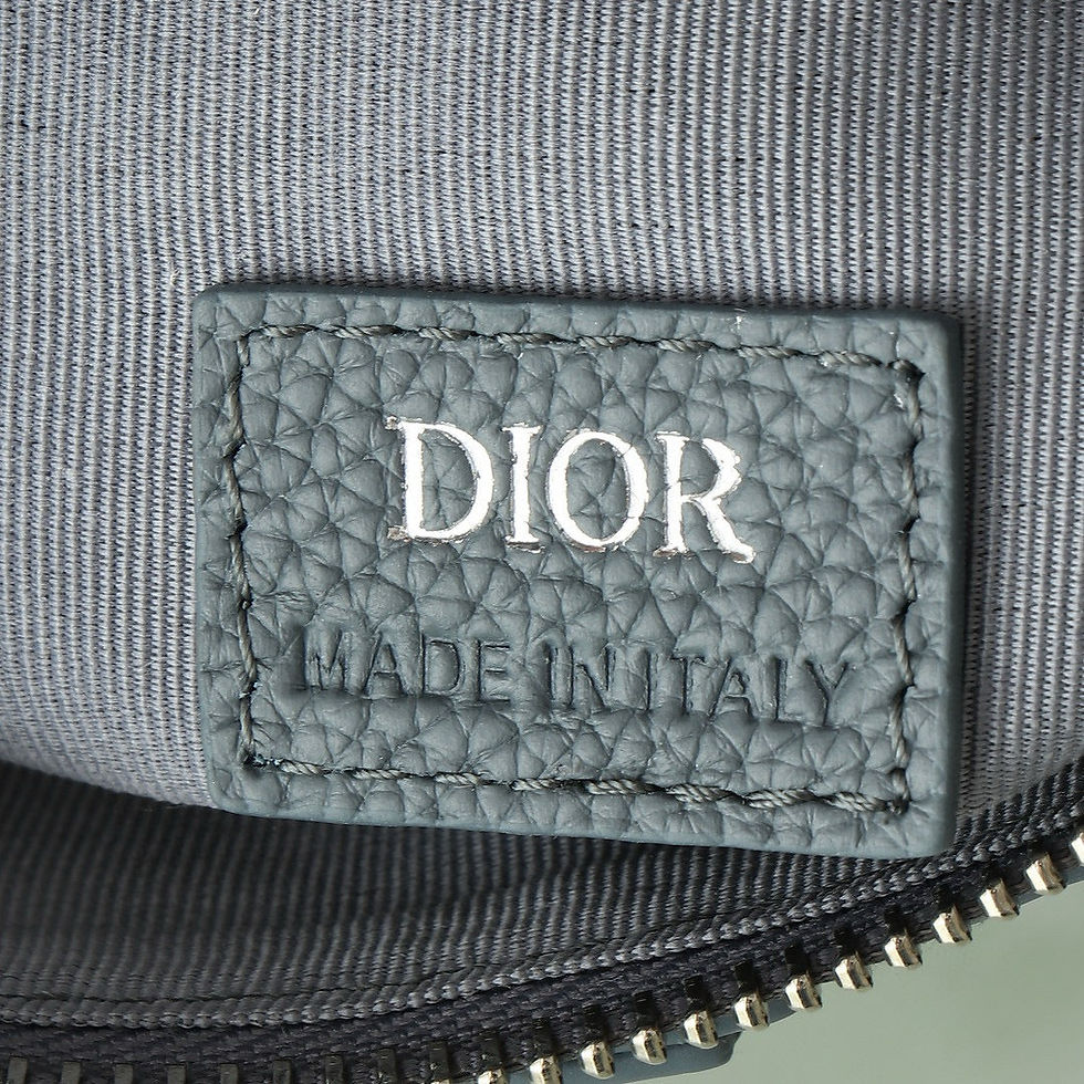Thumbnail: Dior Gravity Saddle Bag Navy Blue