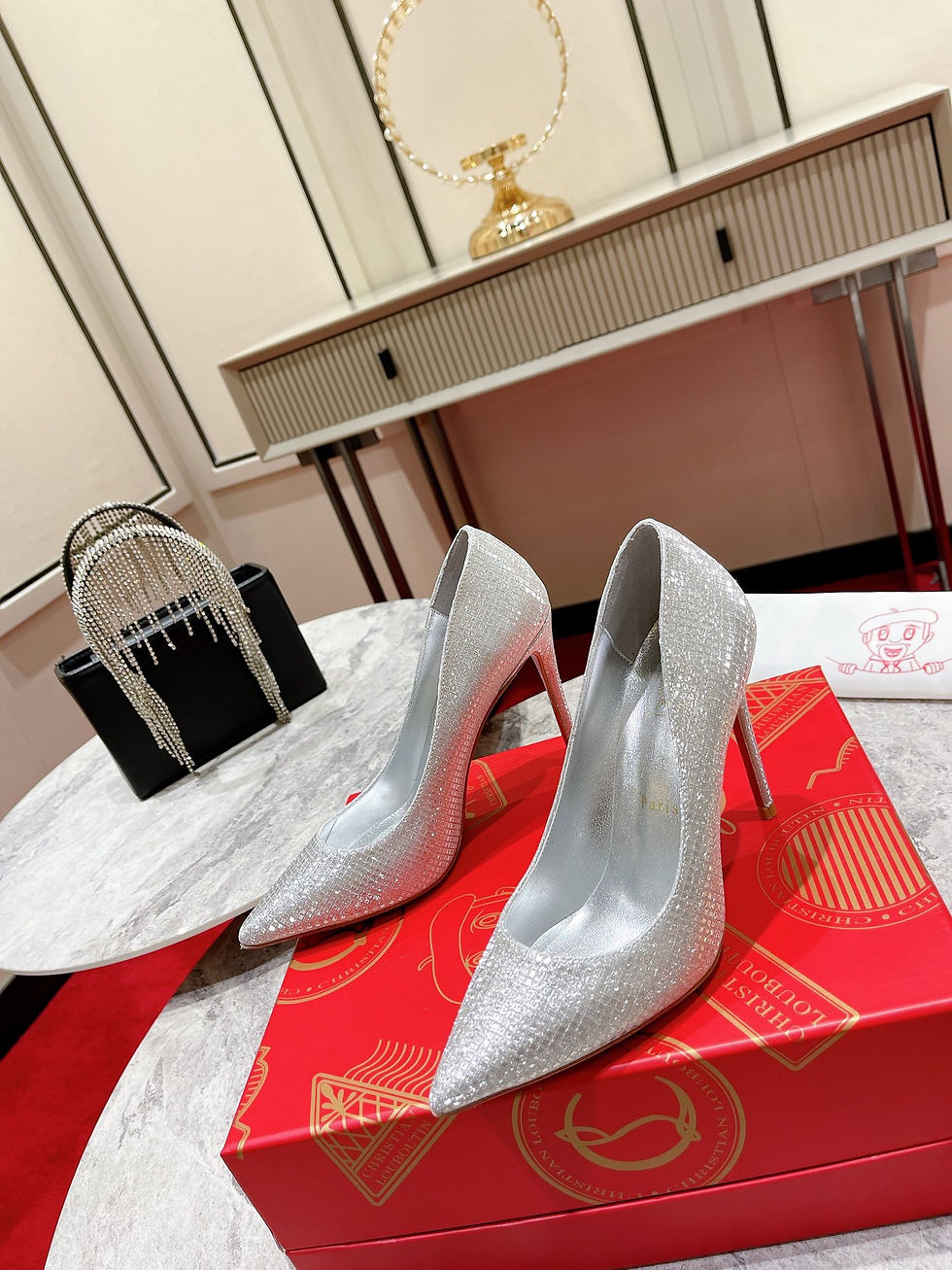 Thumbnail: Christian Louboutin Women Heel — Camel