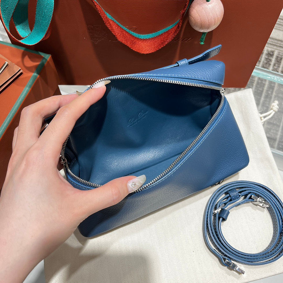 Thumbnail: Loro Piana Lp Extra Pocket L19 Pouch Lunch Box Bag