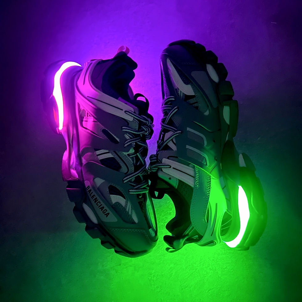 Thumbnail: Balenciaga Track Grey and White Fluorescent
