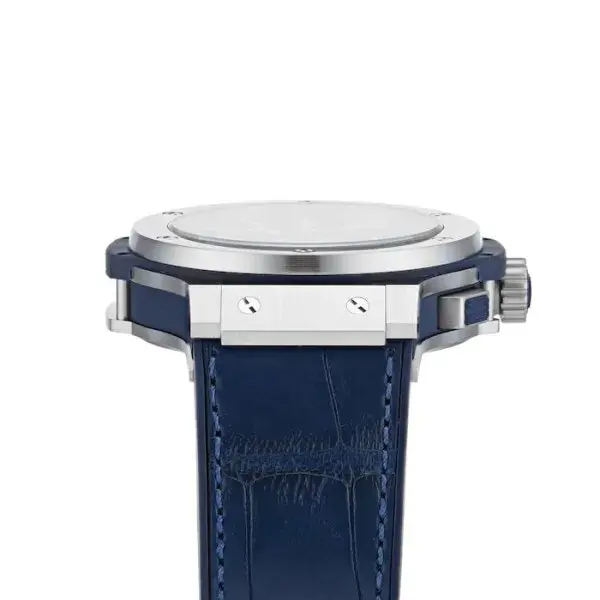 Thumbnail: Hublot Big Bang Men Automatic Blue Alligator 301 Sx 7170