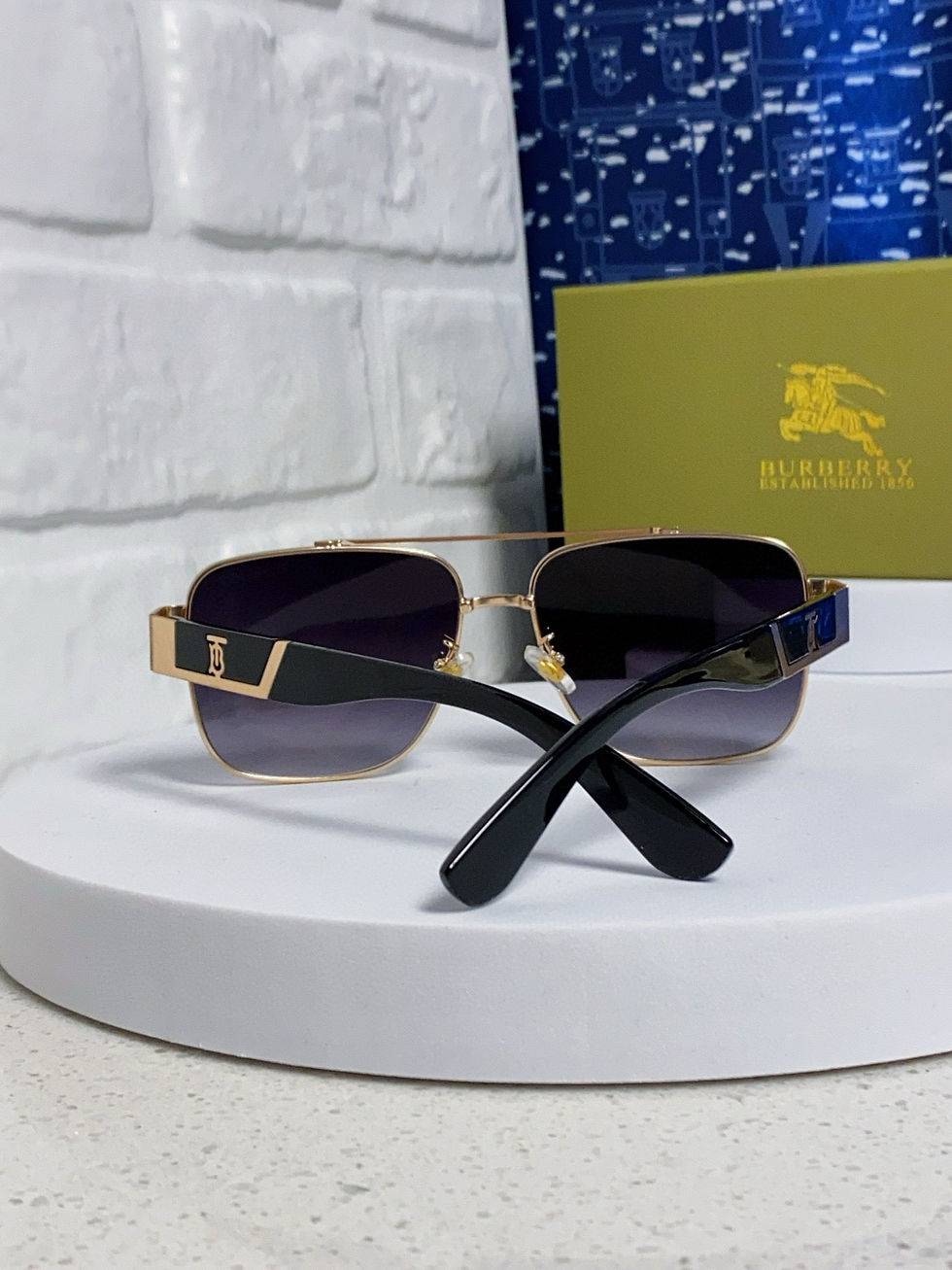 Thumbnail: Burberry Sunglasses — Rose Gold