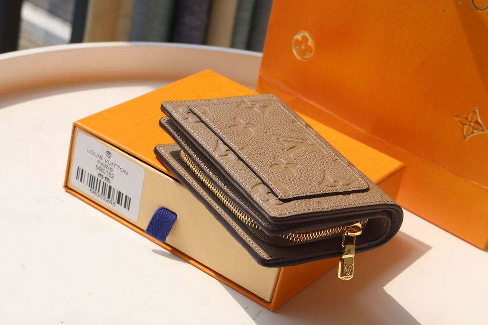 Thumbnail: Louis Vuitton CLEA WALLET BEIGE MONOGRAM EMPREINTE LEATHER