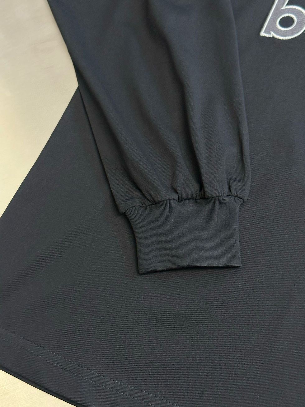 Thumbnail: Balenciaga Pull Tricot Blanc – Lettrage Manches
