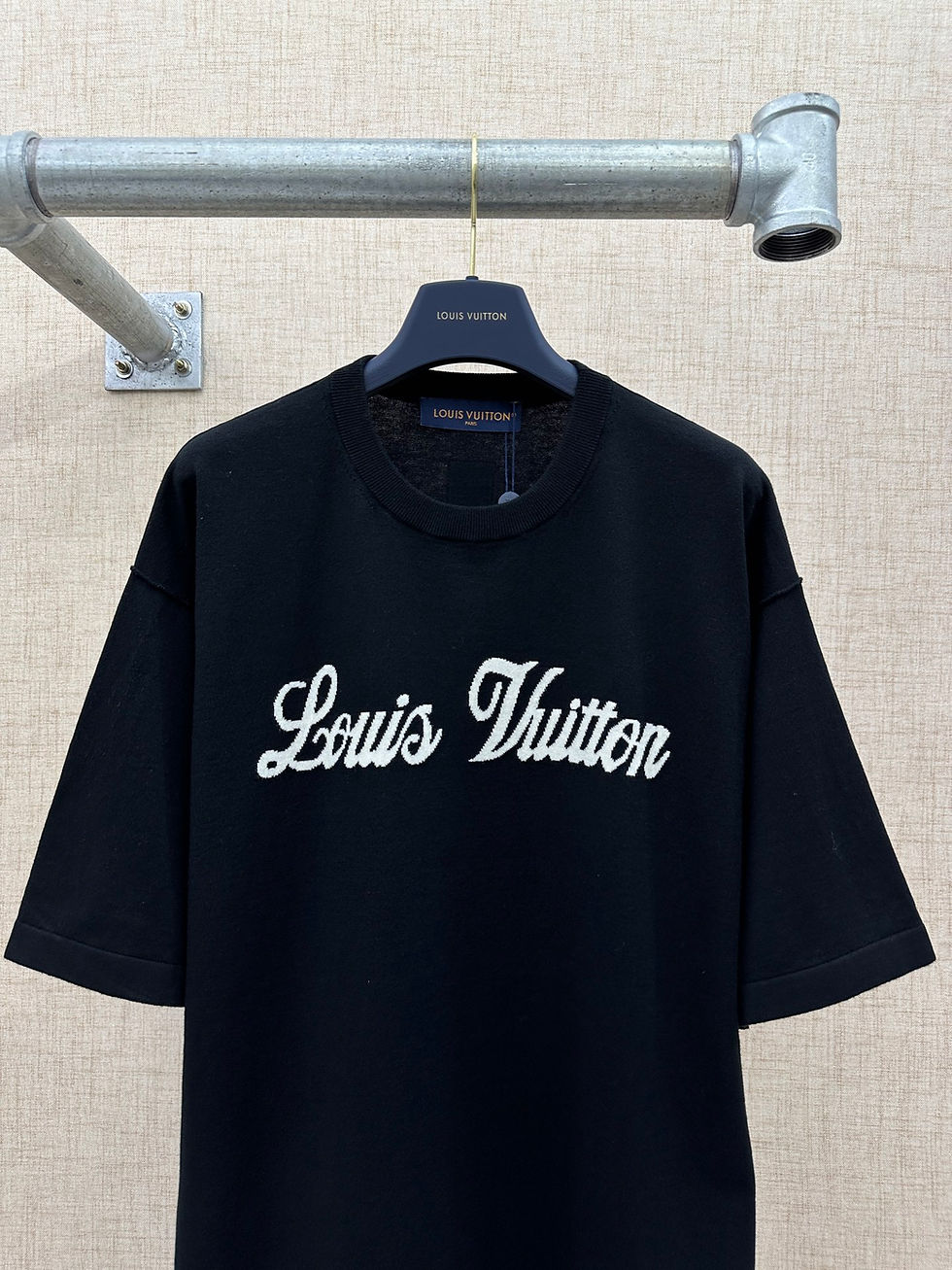 Thumbnail: Louis Vuitton Cursive Logo T-Shirt — White 4