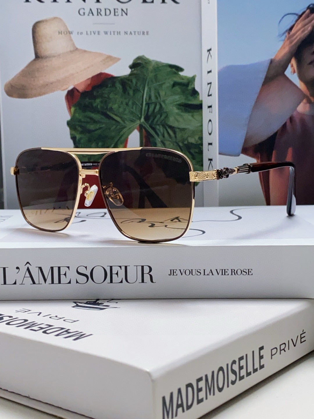 Chrome Heart Sunglasses — Jet Black