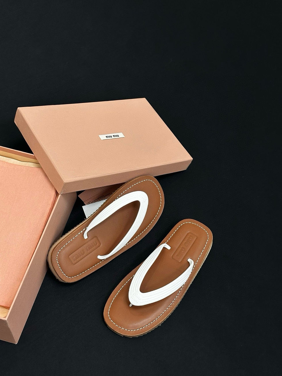 Thumbnail: Miu Miu Women Sandal — Wheat