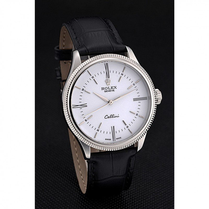 Thumbnail: Swiss Rolex Cellini 39Mm White Dial