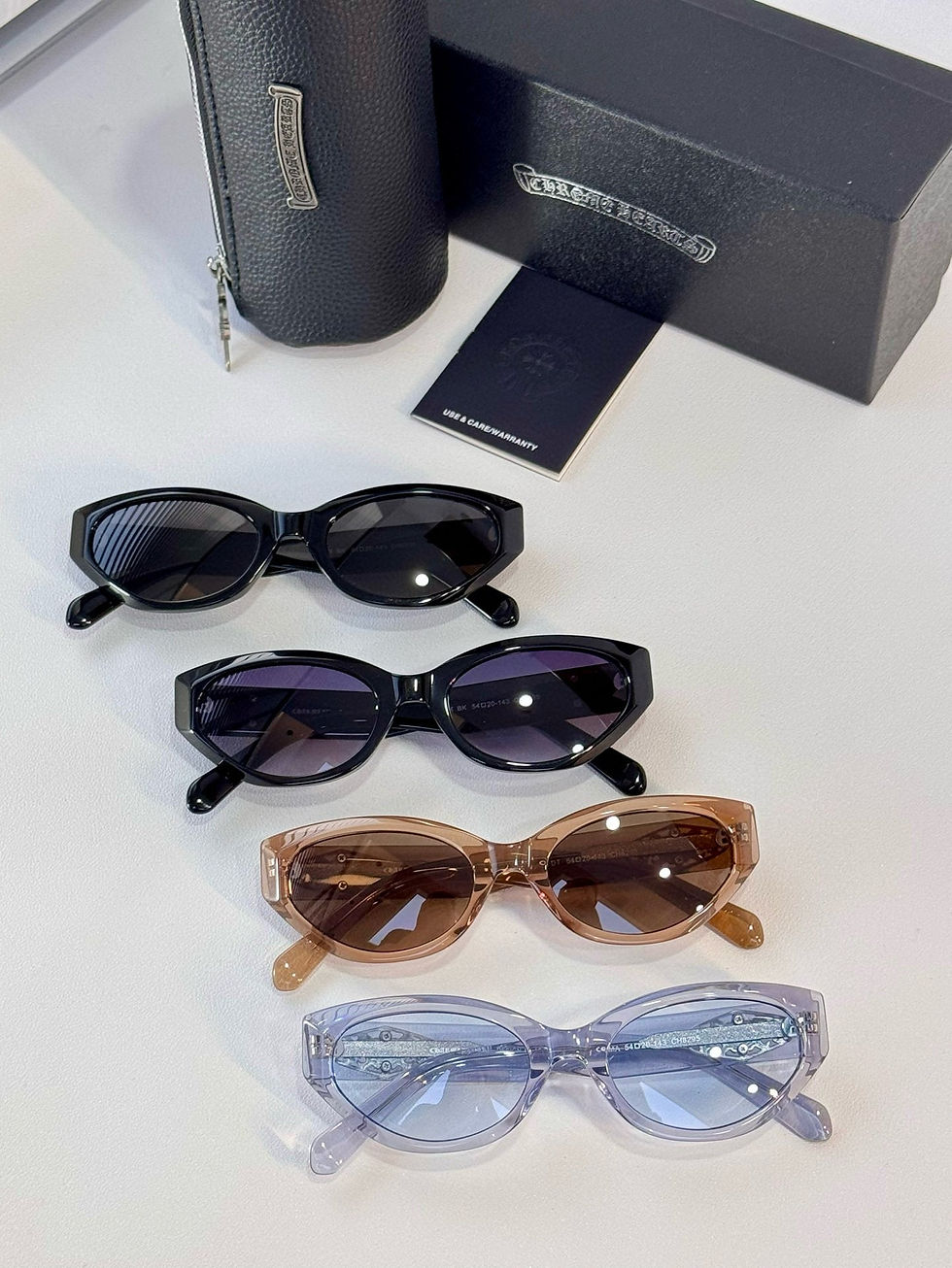 Thumbnail: Chrome Heart Sunglasses — Dark Brown