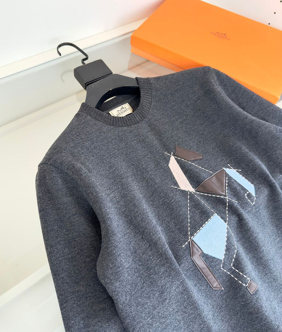 Thumbnail: Hermes Sweater — White