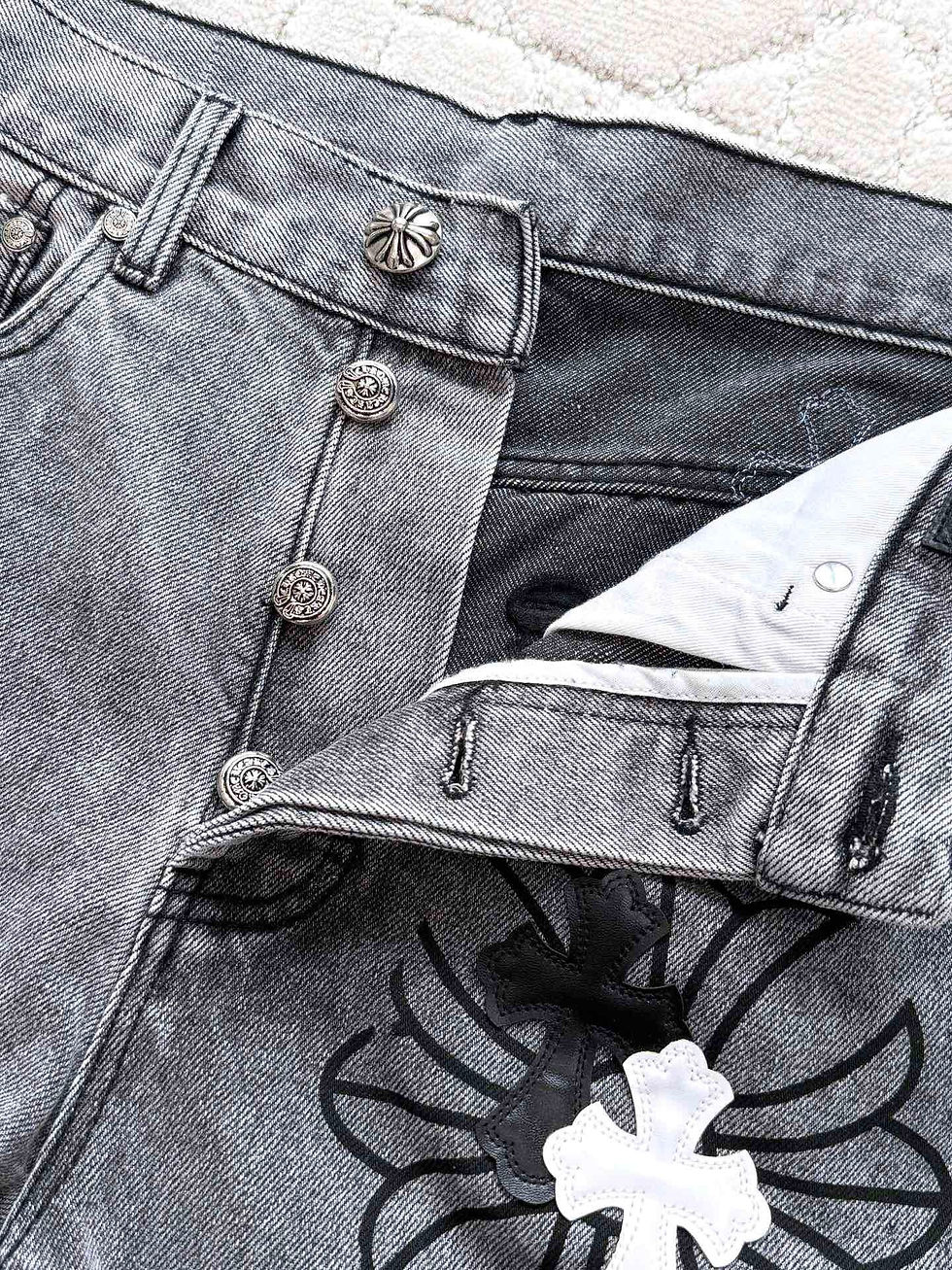 Thumbnail: Chrome Hearts Jeans — Camel