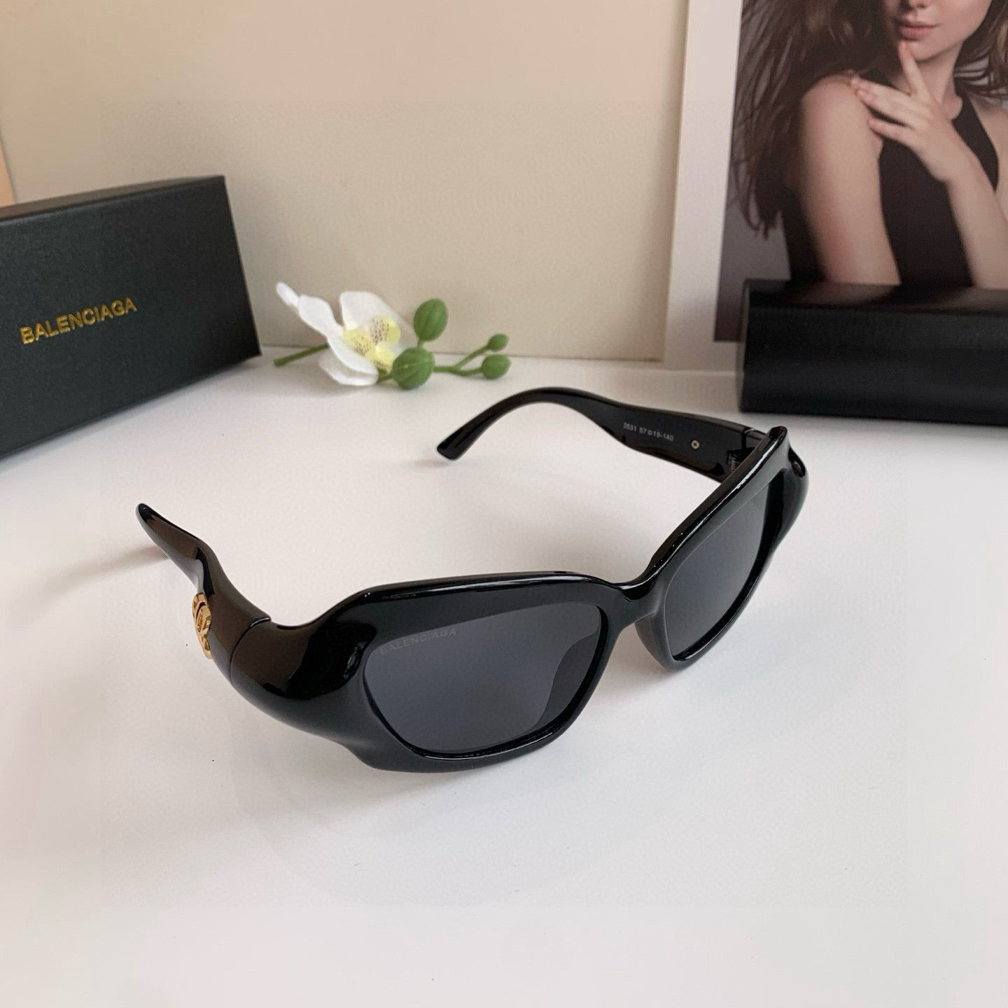 Balenciaga Sunglasses — Silver