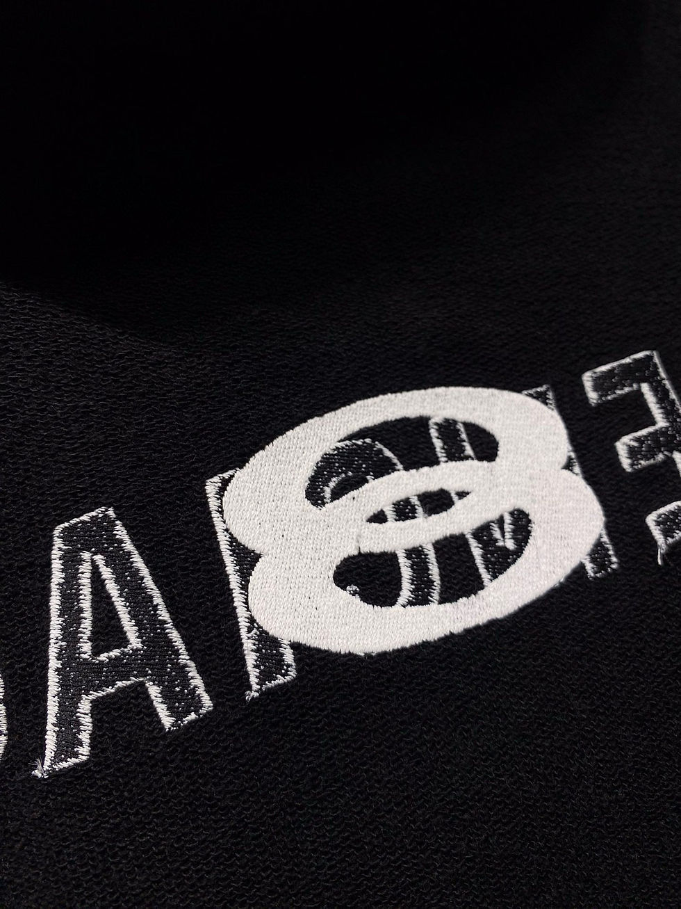 Thumbnail: Balenciaga Hoodie Zippé Noir – Polaire Bouclette