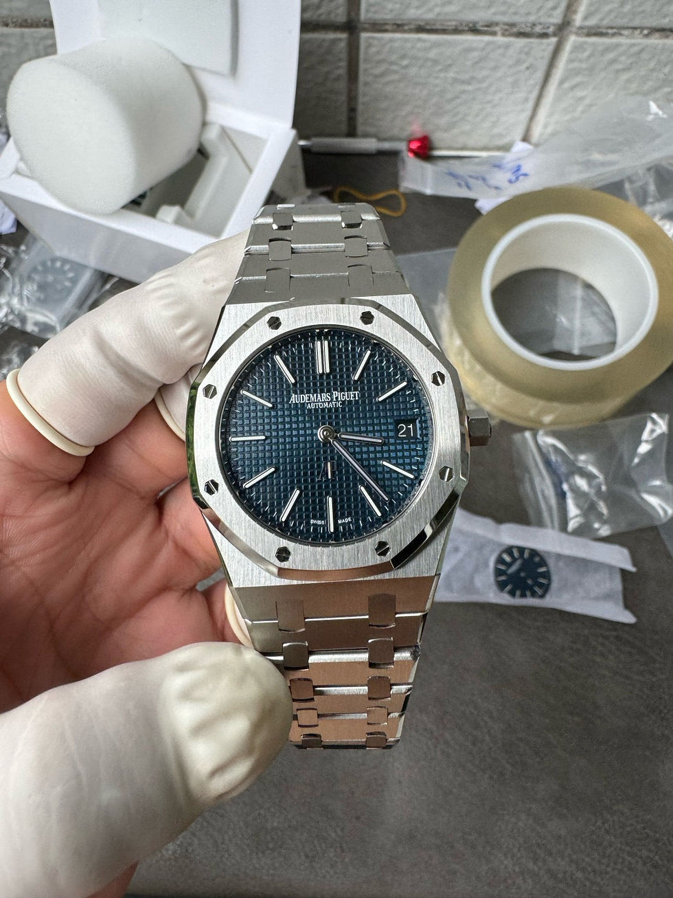 Thumbnail: Audemars Piguet Royal Oak Jumbo Extra Thin 15202St 39Mm