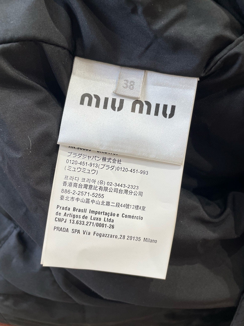 Thumbnail: Miu Miu Jacket — Midnight Blue
