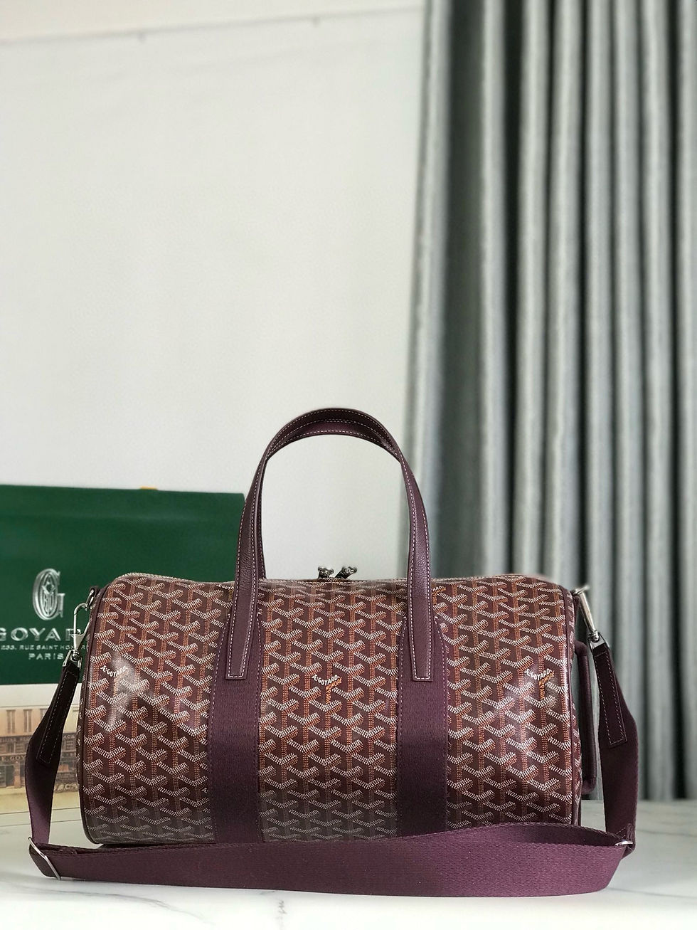 Thumbnail: Goyard Barrel 40 Duffle Bag