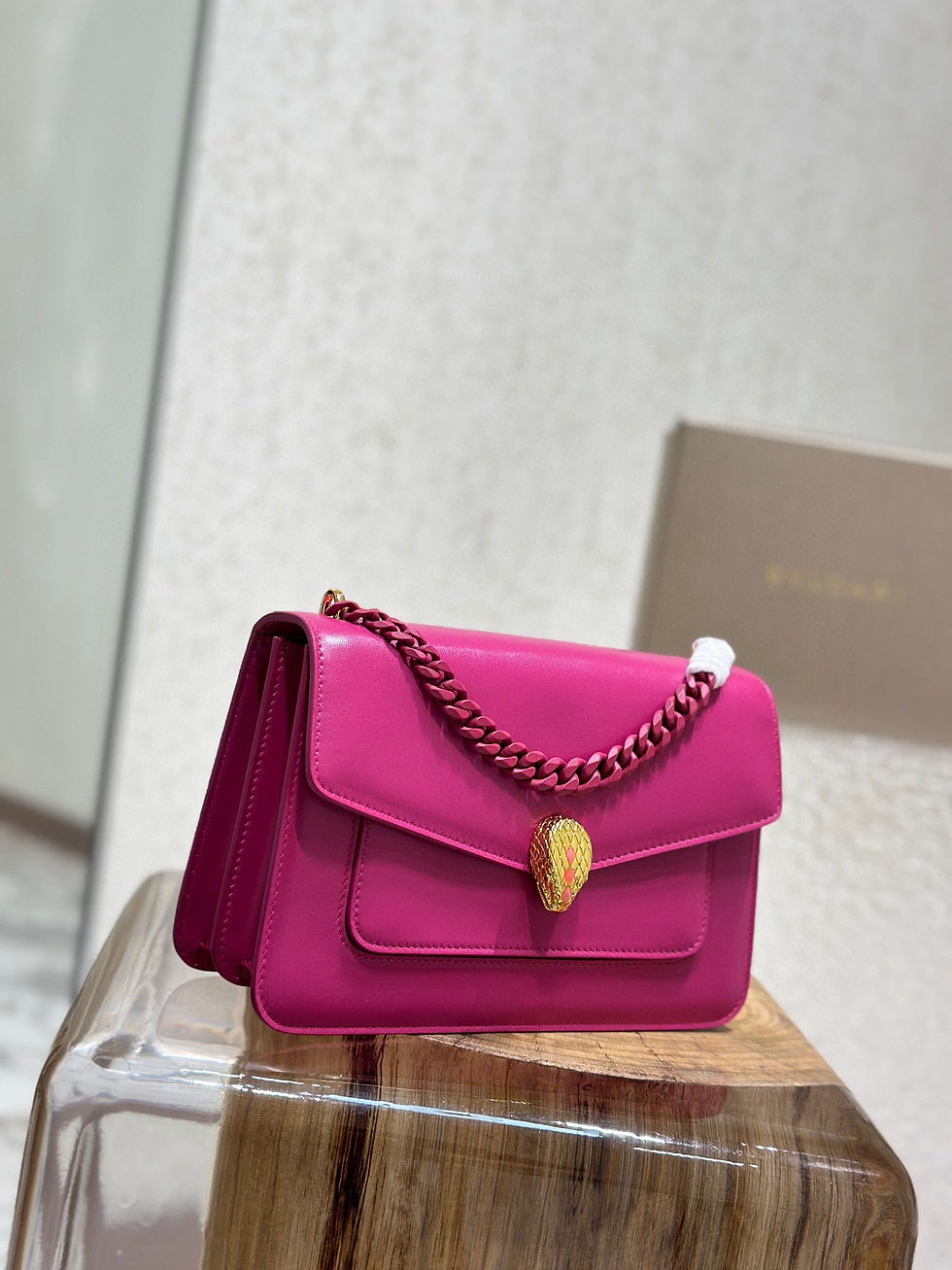 Thumbnail: Bvlgari Serpenti Forever Maxi Chain Shoulder Bag