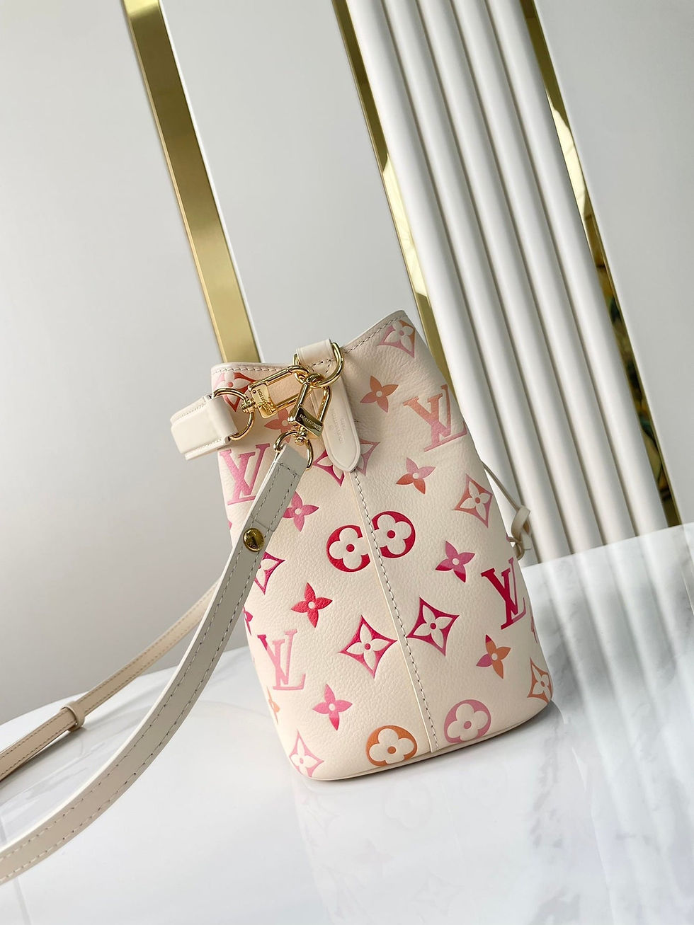 Thumbnail: Louis Vuitton NÉONOÉ BB 20 IN SUNRISE AQUARELLE MONOGRAM EMPREINTE LEATHER