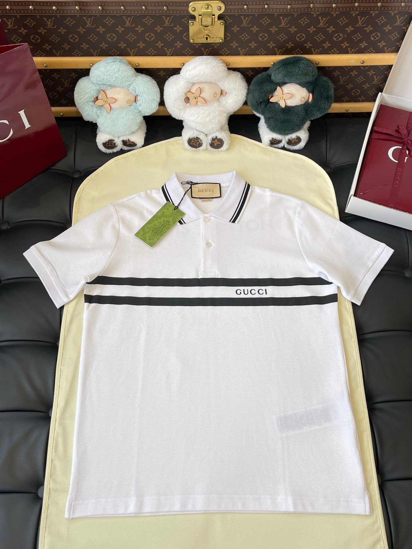 Gucci Polo — Khaki