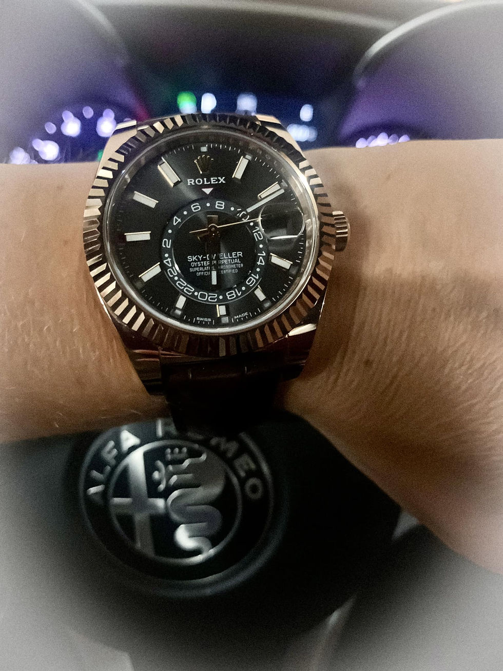 Thumbnail: Superclone Rolex Sky Dweller 42 Mm Intense White Dial