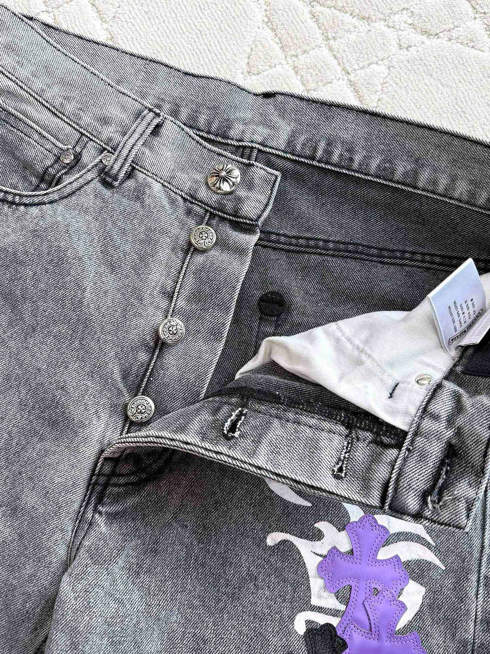Thumbnail: Chrome Hearts Jeans — Sand