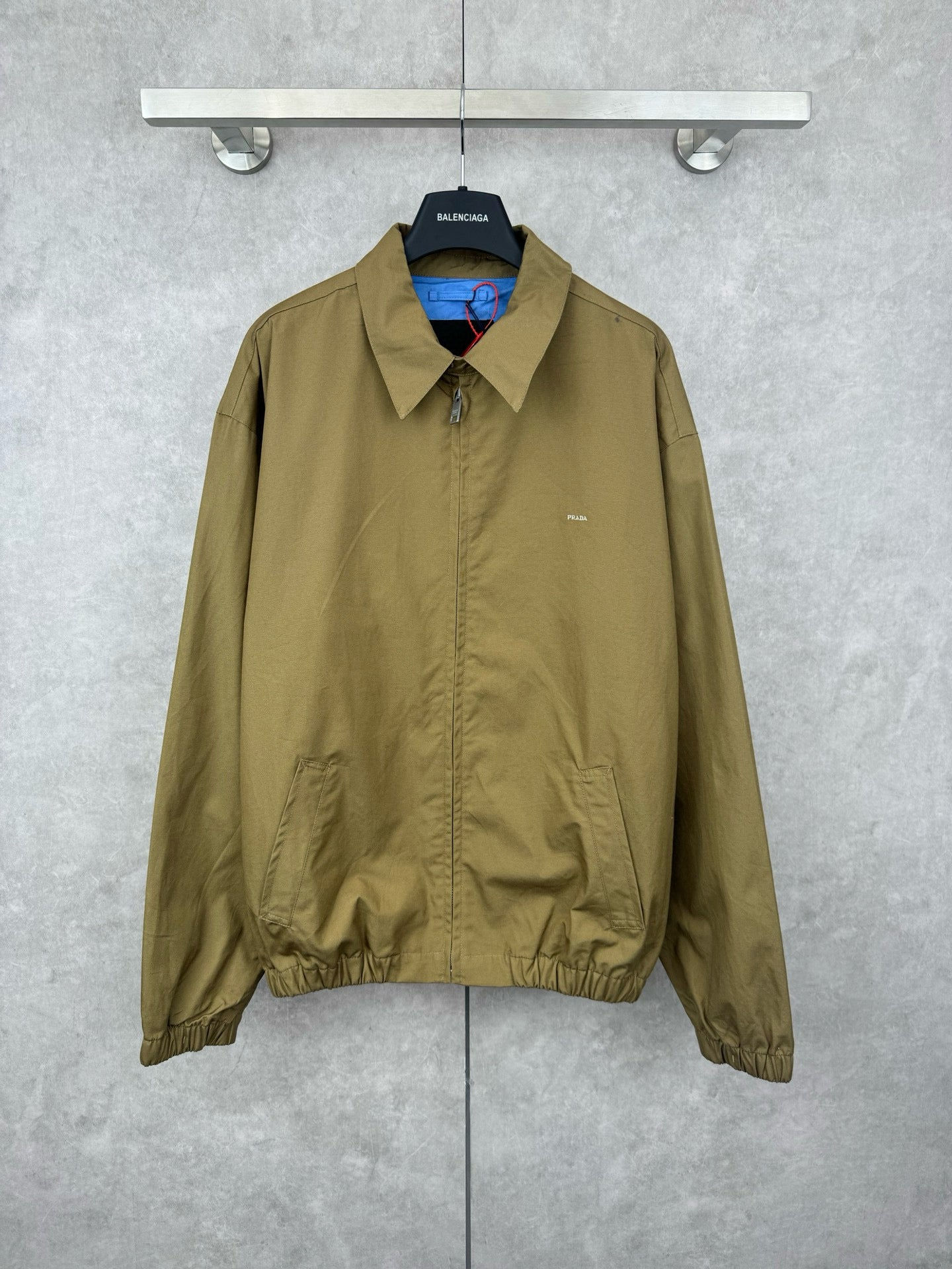 Prada Zip Jacket — White