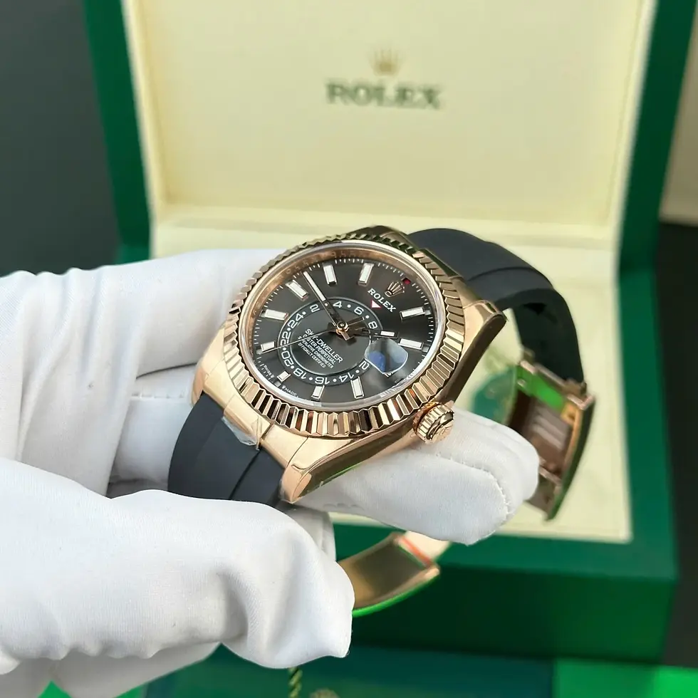 Thumbnail: Superclone Rolex Sky Dweller 42 Mm Slate Dial