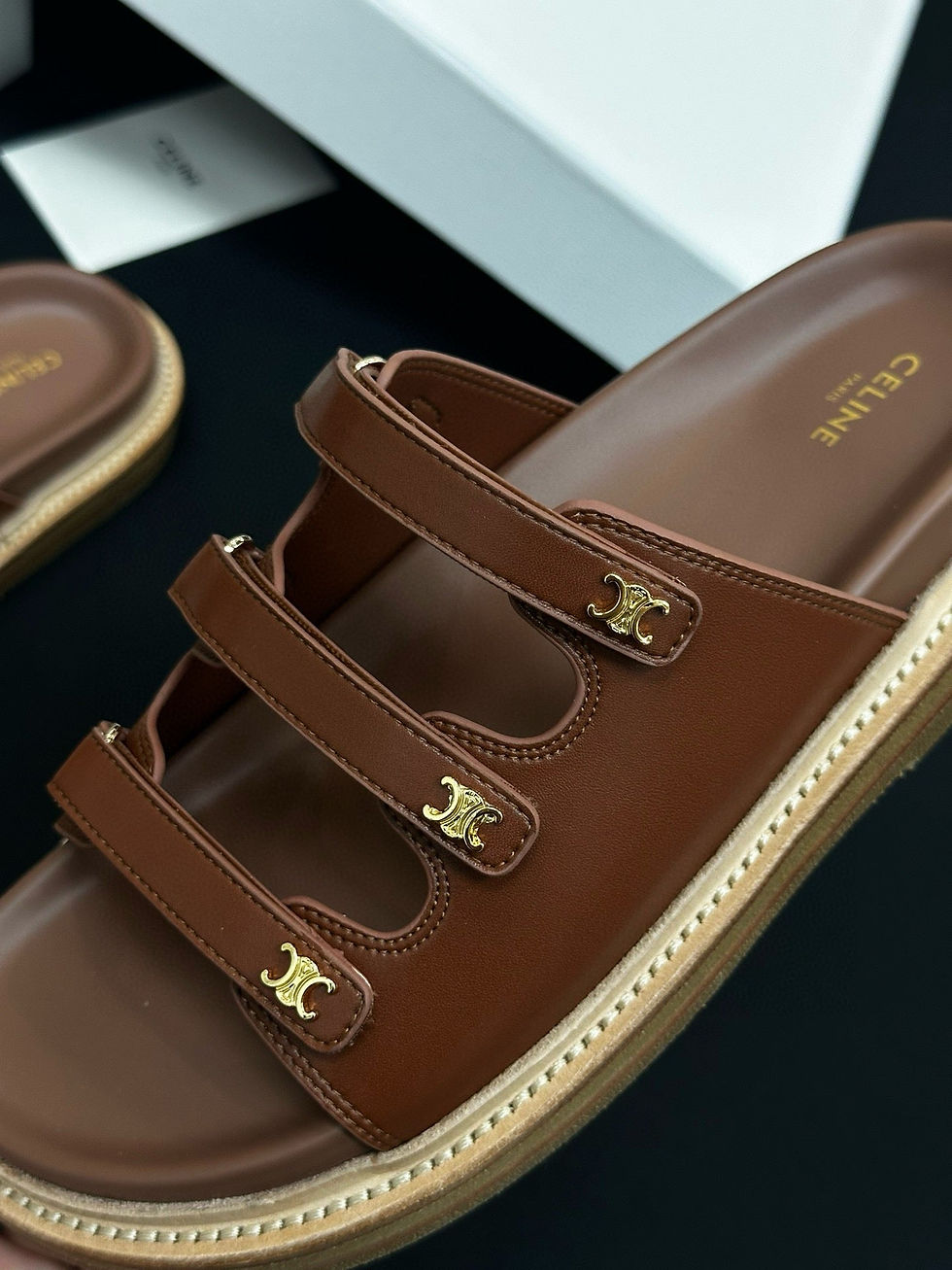 Thumbnail: Celine Women Sandal — Amber