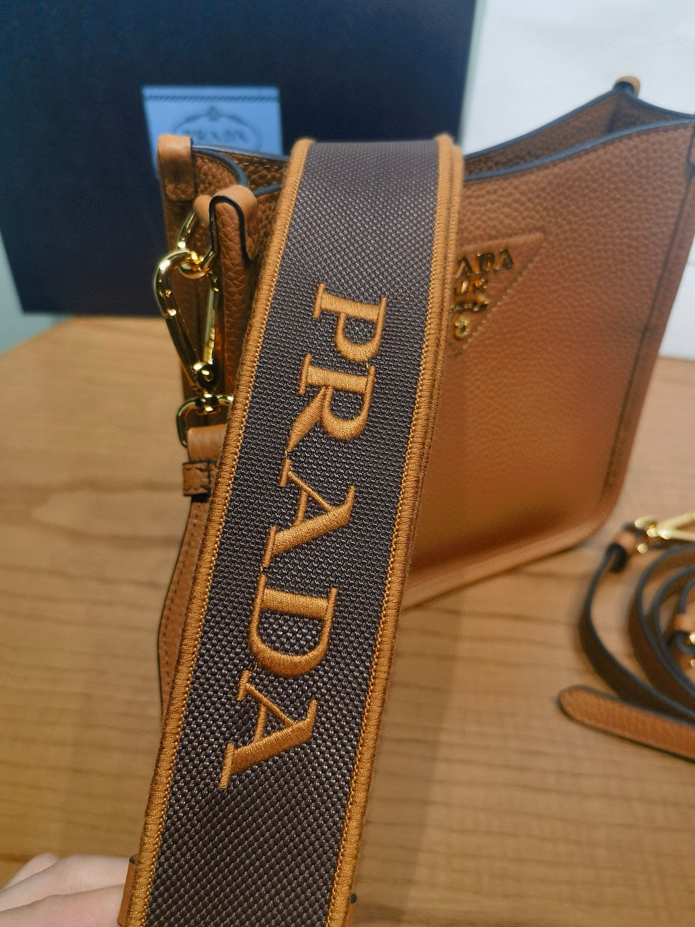 Thumbnail: PD Arque Shoulder Bag 19x20x6cm — White
