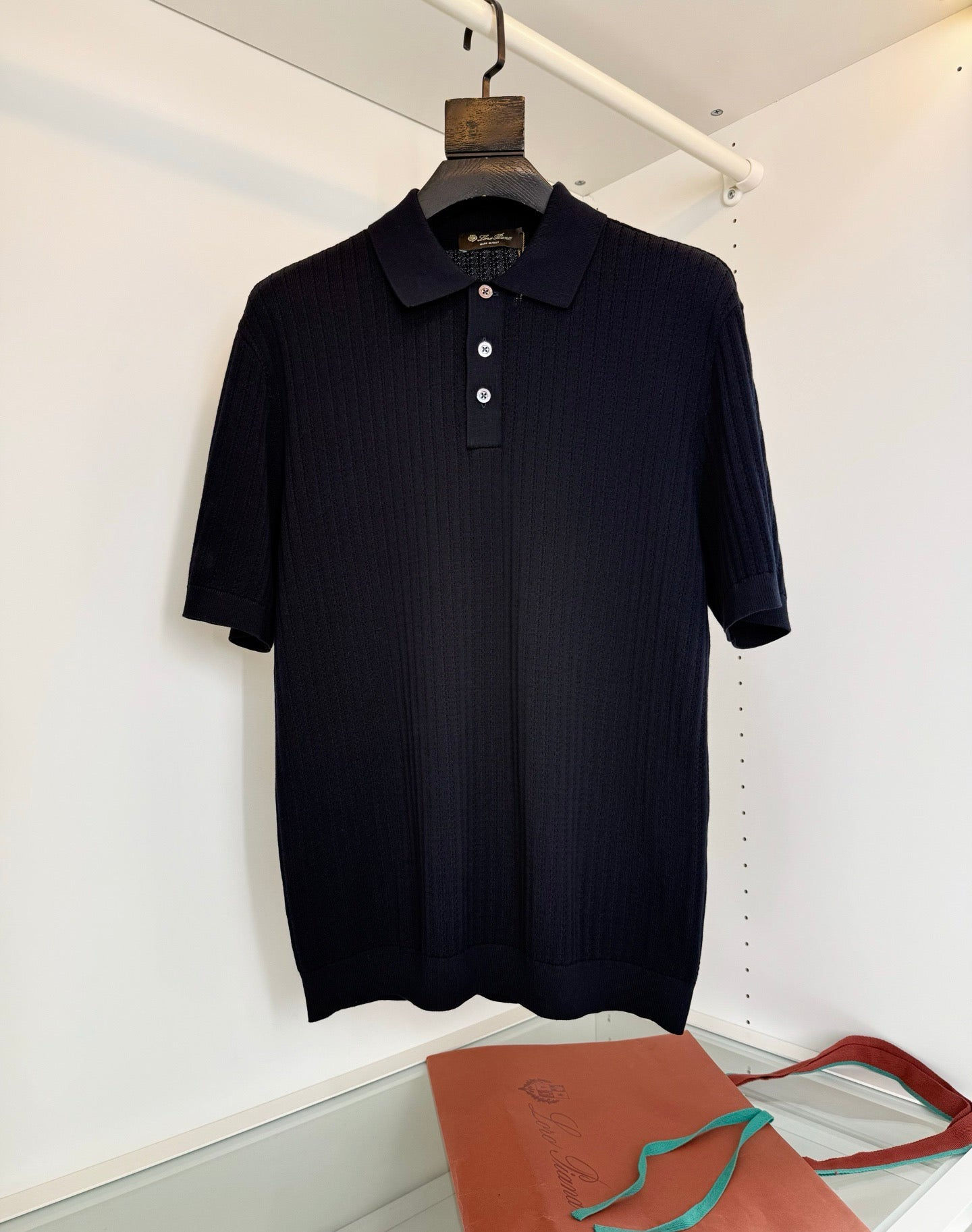 Loro Piana Polo — Charcoal
