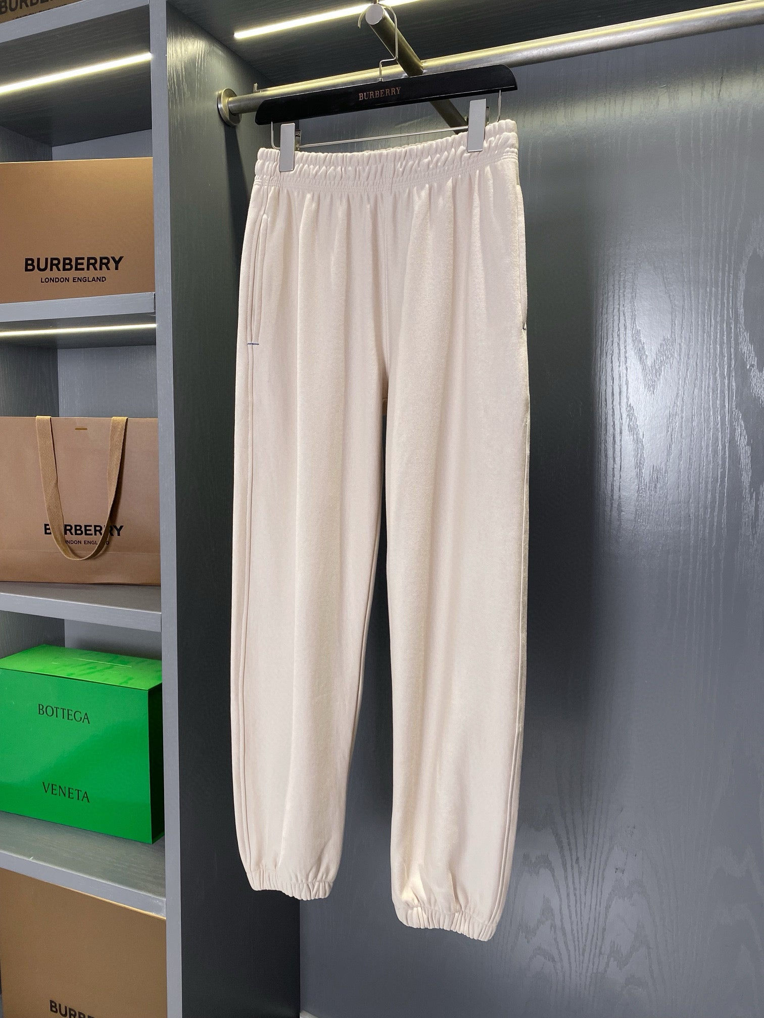 Burberry Trousers — Charcoal