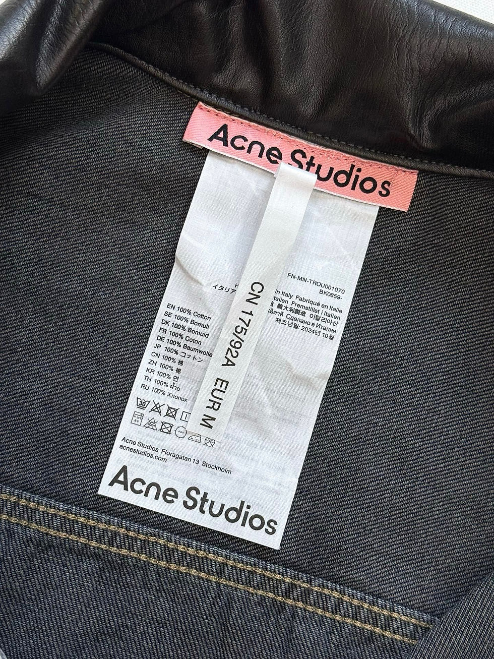 Thumbnail: Acne Studios Denim Jacket — Black