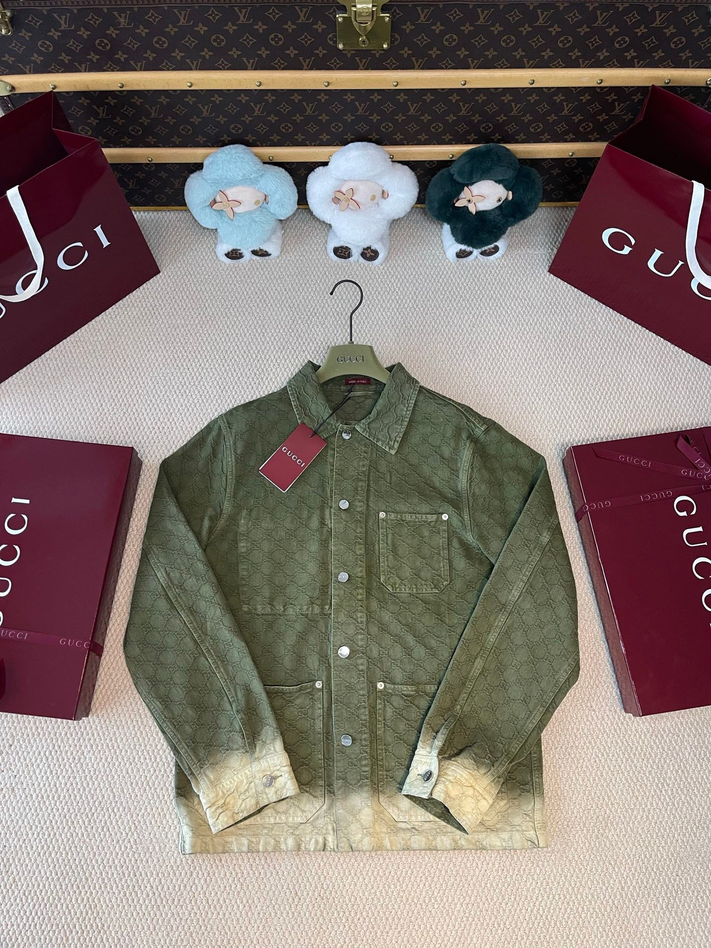 Gucci Denim Jacket — Cream