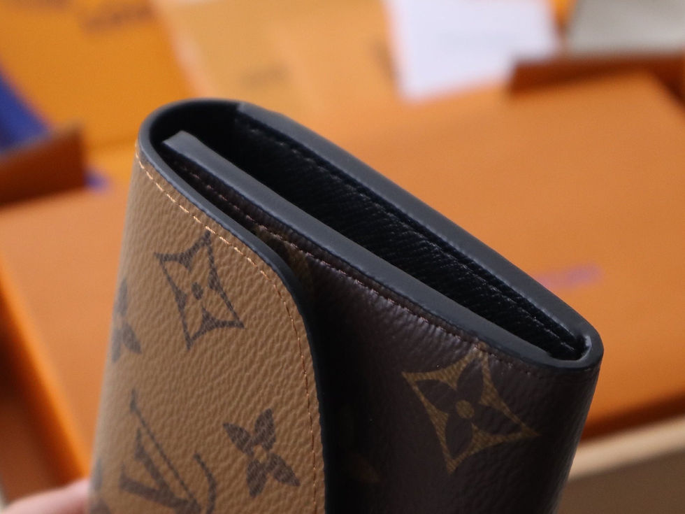Thumbnail: Louis Vuitton EMILIE WALLET 19 IN CHOCOLATE BROWN MONOGRAM CALFSKIN