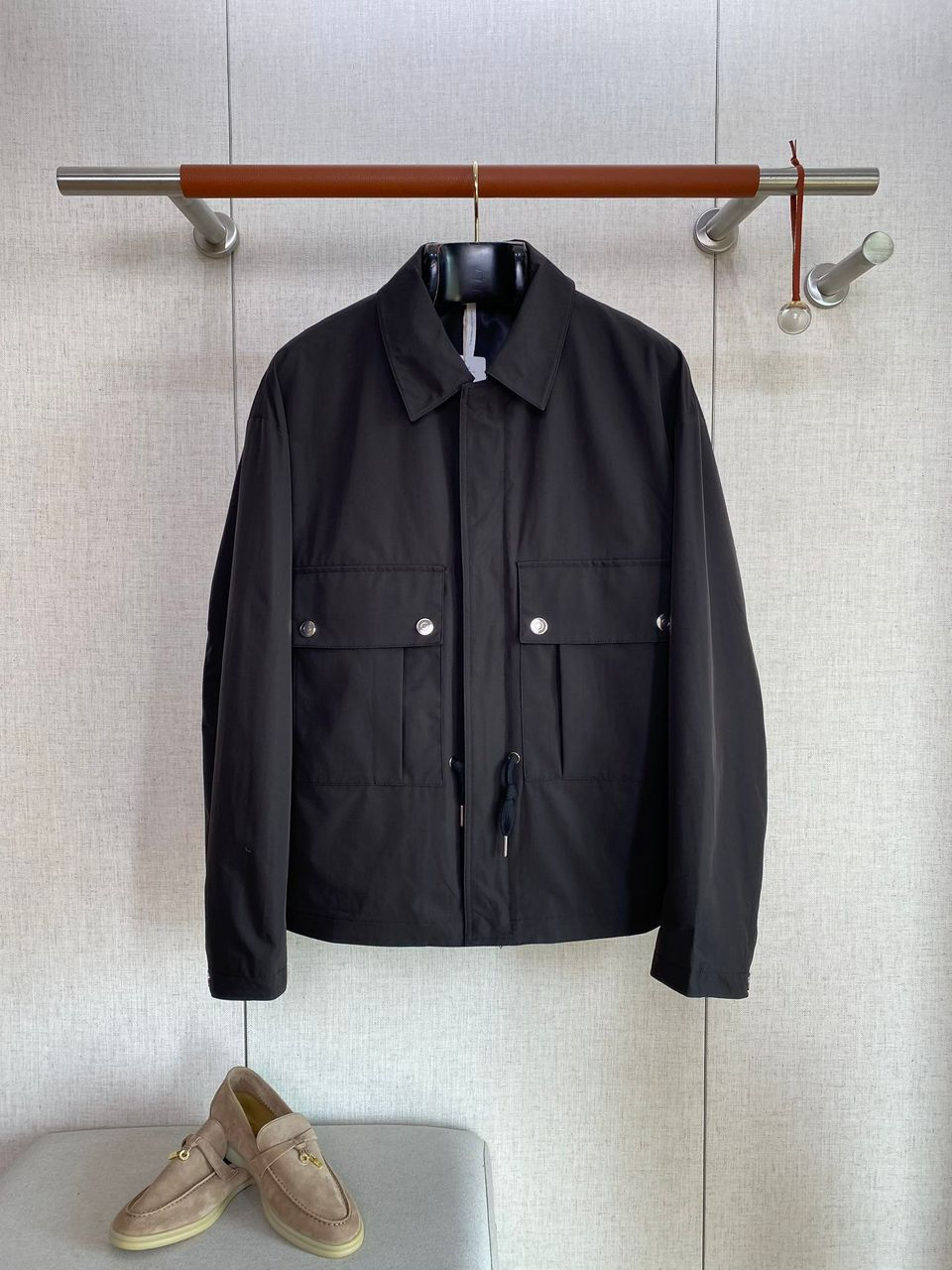 Hermes Jacket — Dark Brown