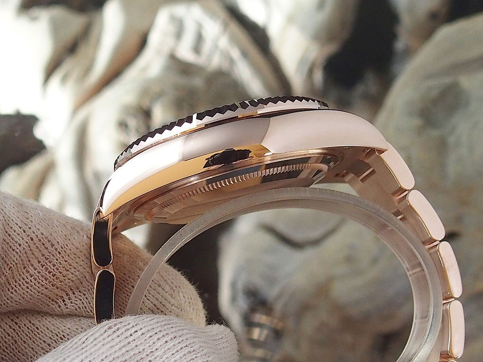 Thumbnail: Superclone Rolex Sky Dweller 42 Mm Chocolate Dial