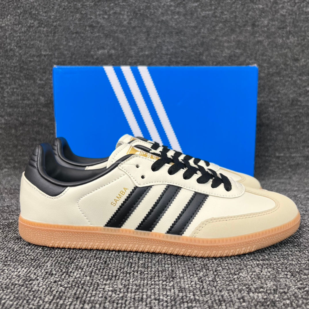 Adidas Samba Beige and Black