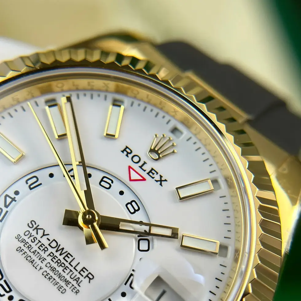 Thumbnail: Superclone Rolex Sky Dweller 42 Mm Intense White Dial