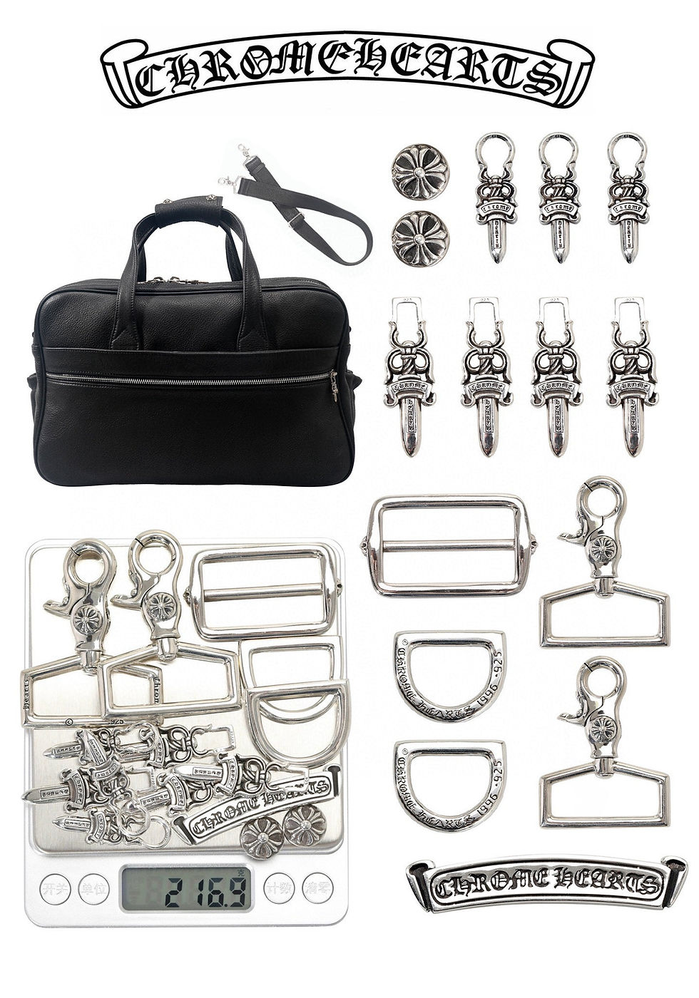 Thumbnail: Chrome Hearts Traveling Bag