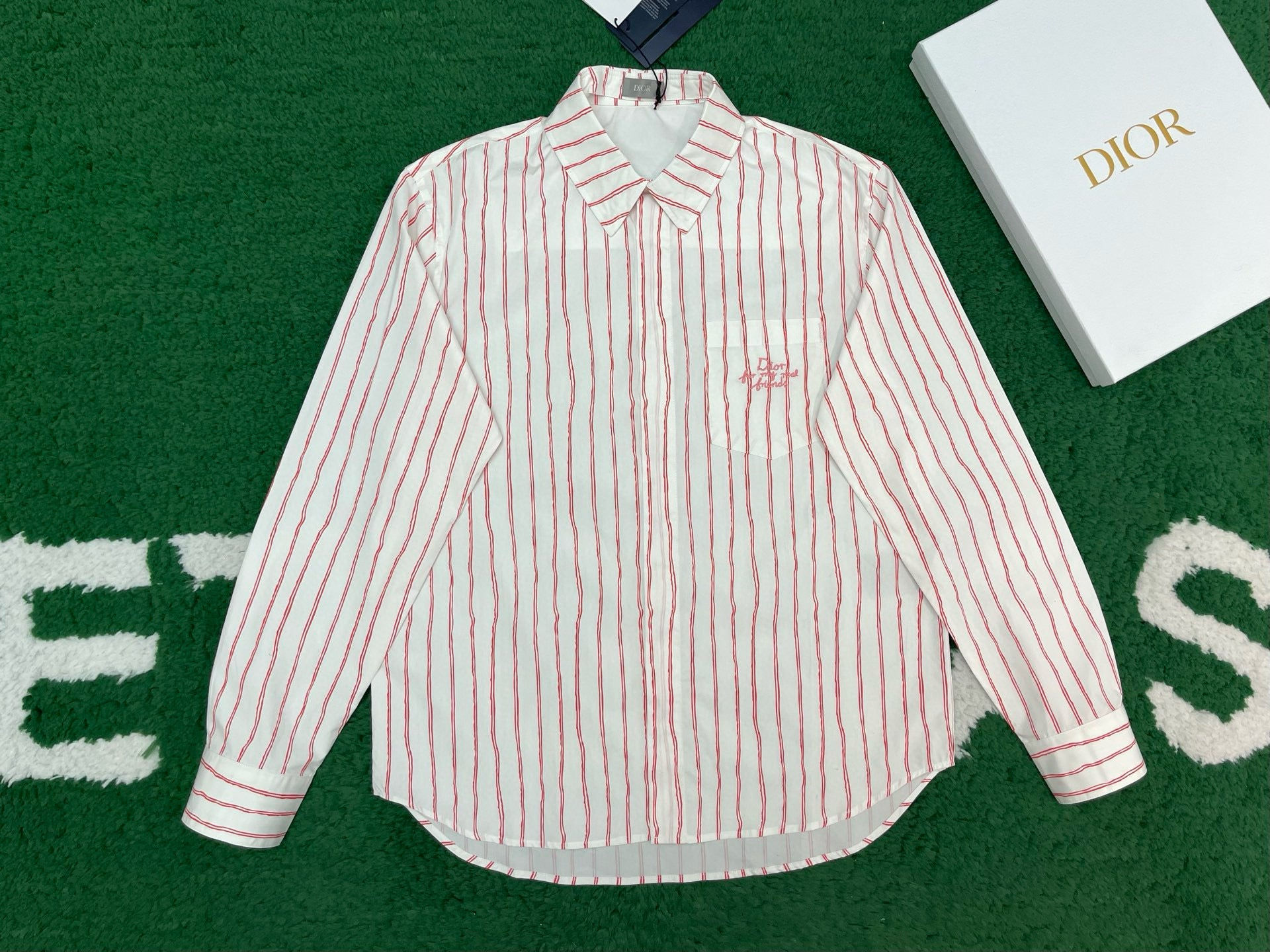Dior Long Sleeve Shirt — Warm Grey