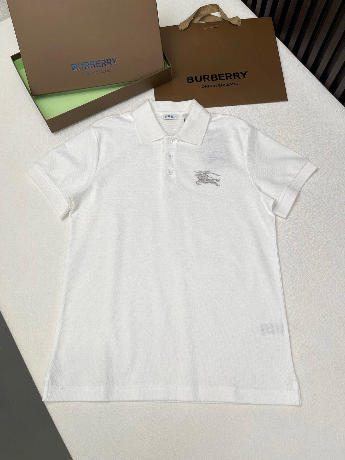 Burberry Polo — Charcoal