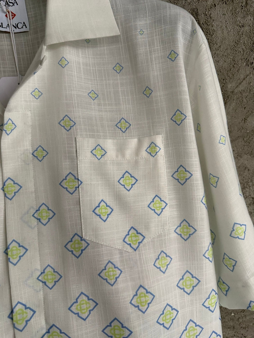 Thumbnail: Casablanca Short Sleeve Shirt — Olive