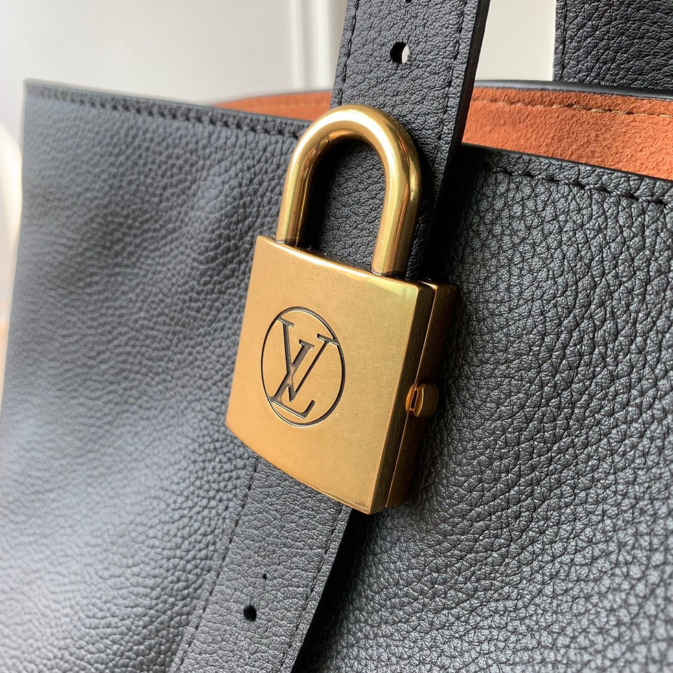 Thumbnail: Louis Vuitton LOW KEY CABAS MM BAG 47 IN BLACK GRAINED CALFSKIN